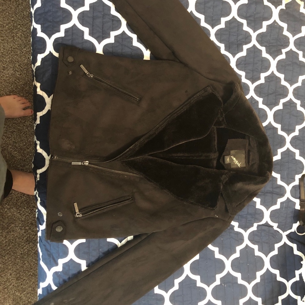 Faux fur jacket